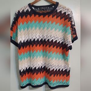 Loramendi crochet lace top